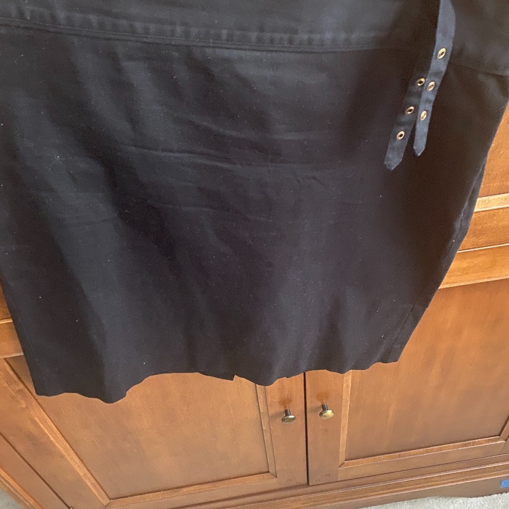 Black Cotton Skirt